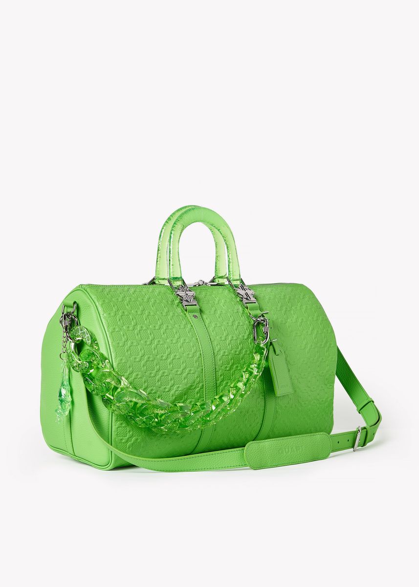 Slime Green Duffle Bag