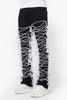 Obsidian Black Laced Denim