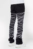 Obsidian Black Laced Denim