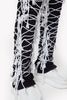 Obsidian Black Laced Denim