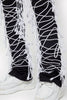 Obsidian Black Laced Denim