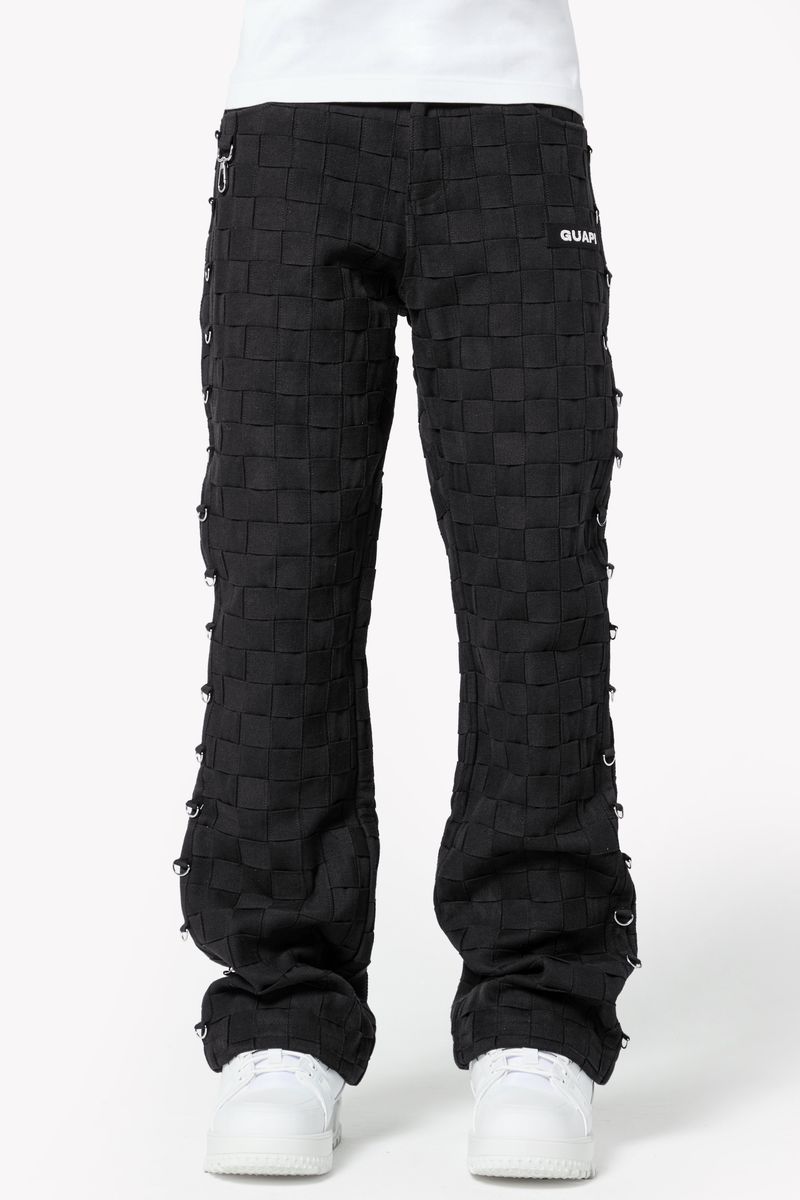 Obsidian Black Braided Pant