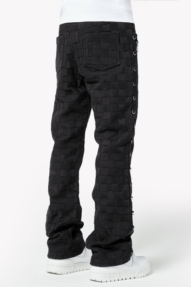 Obsidian Black Braided Pant