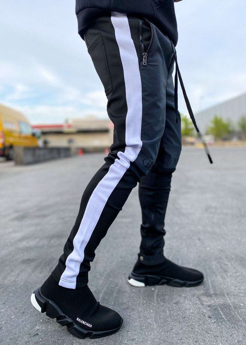 GUAPI Rainbow Reflective Biker Track Pants