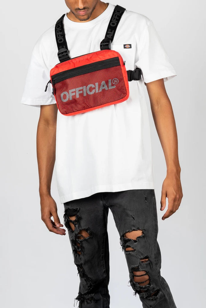 OFFICIAL Melrose 2.0 Utility Chest Bag Red Cultwear.eu