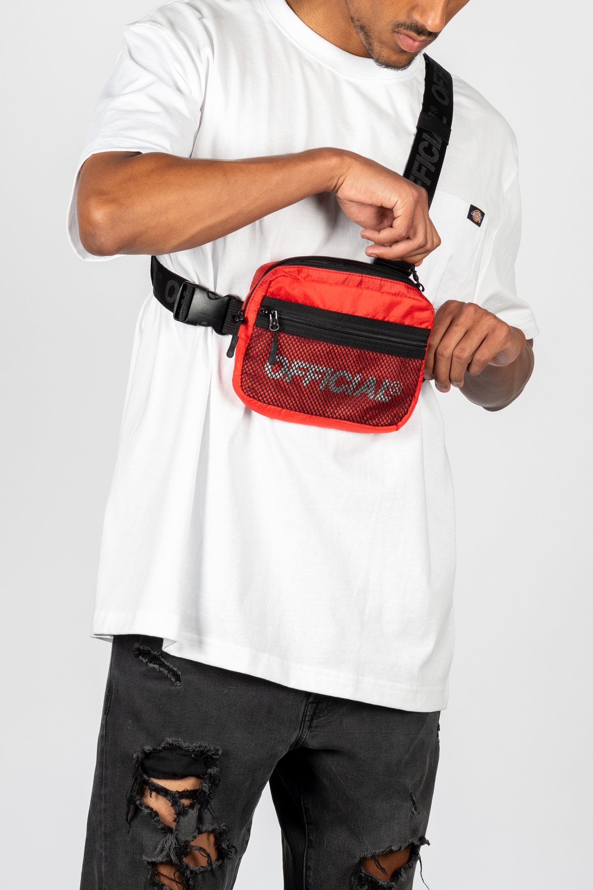 OFFICIAL Melrose 2.0 Tri-Strap Utility Chest Bag - Red