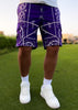 GUAPI Electric Purple Paisley Shorts