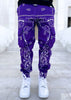 GUAPI Electric Purple Paisley Cargo Pants